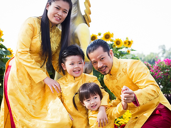 Gia đình Hùng Cửu Long du Xuân 2015