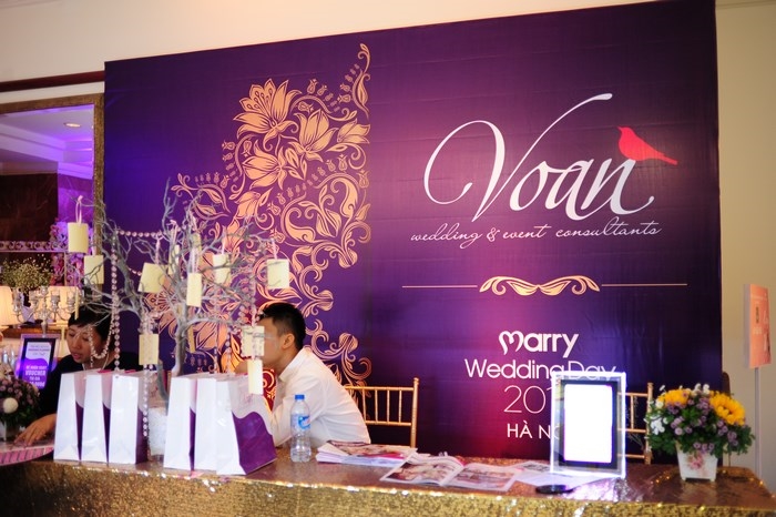 Gian hàng trang trí ấn tượng tại Marry Wedding Day Hà Nội 2015