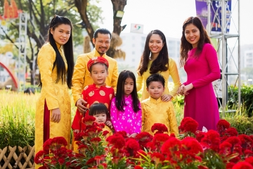 Gia đình Hùng Cửu Long du Xuân 2015